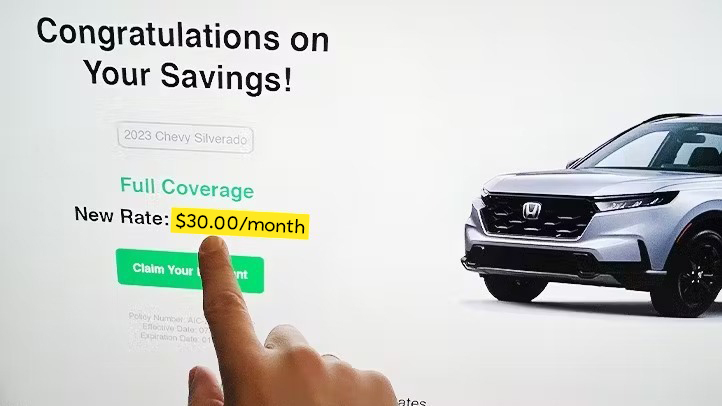 Silver SUV